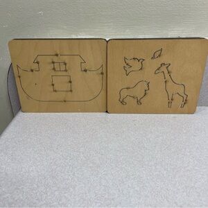 Noah’s Ark & Animals Ellison Educational Equip Accucut Wood Dies 6"x5" Art Craft